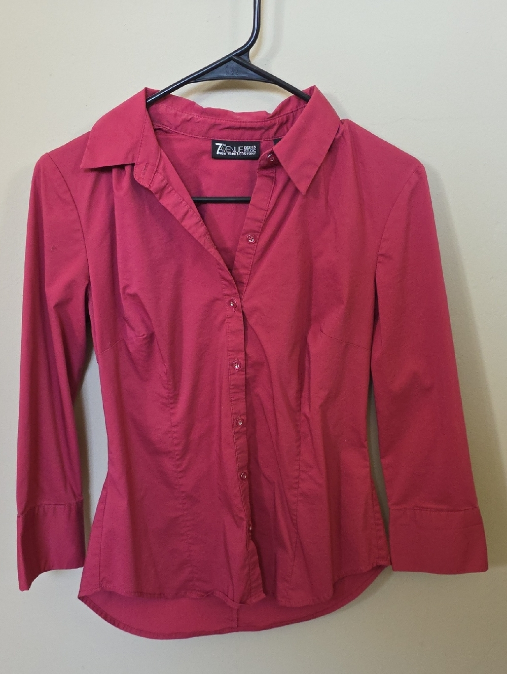 7th Ave NY & Company Pink Dress Shirt XS